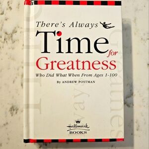 💥4 for $25💥 Hallmark Books There's Always Time for Greatness